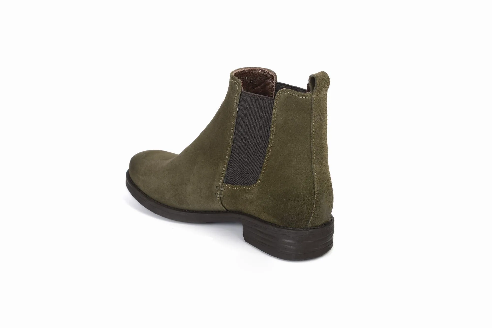 FOOT FEDERATION CHELSEA WOMEN'S BOOT SUEDE ARMY GREEN
