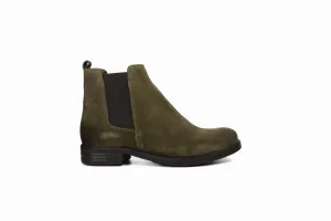 FOOT FEDERATION CHELSEA WOMEN'S BOOT SUEDE ARMY GREEN