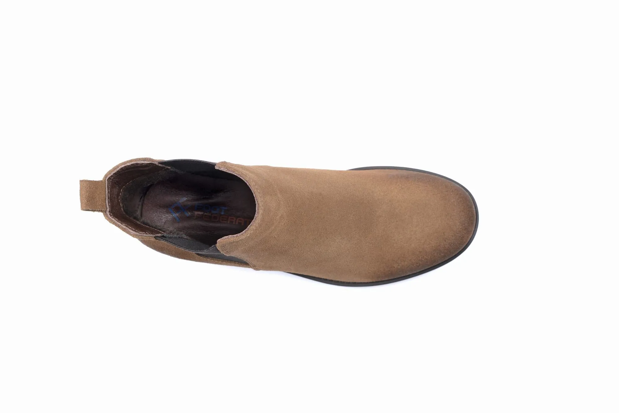 FOOT FEDERATION CHELSEA WOMEN'S BOOT SUEDE TOBACCO