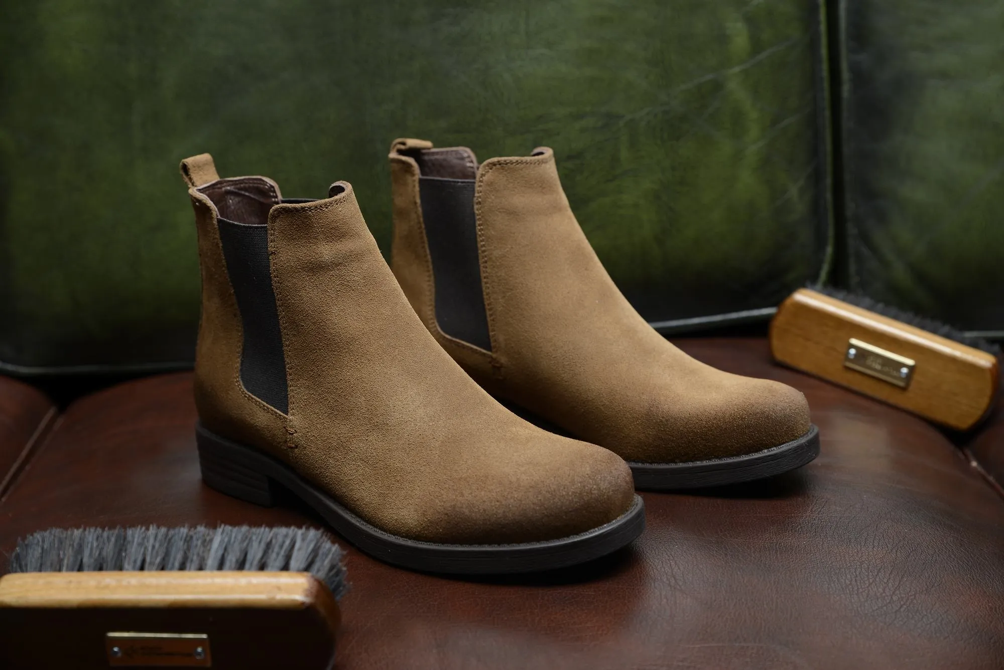 FOOT FEDERATION CHELSEA WOMEN'S BOOT SUEDE TOBACCO