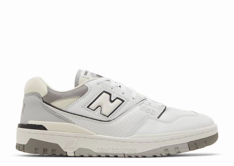 Soft Knit Smart Casual New Balance 550 Salt And Pepper
