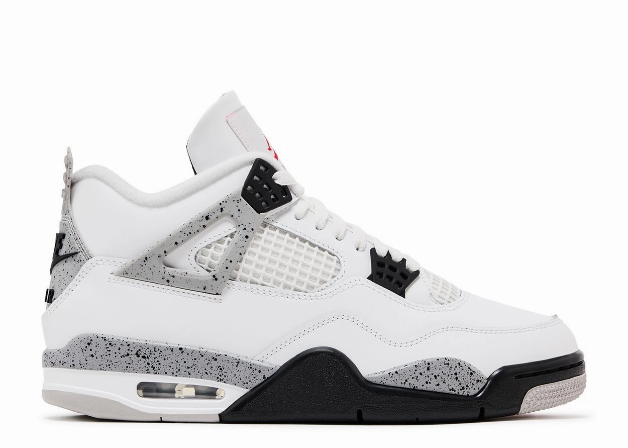 fitness goal achievement platform shoes Air Jordan 4 Retro OG "White Cement" (2025)