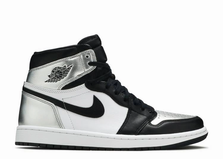 Gym Shoes Jordan 1 Retro High Silver Toe (W)
