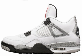 Nike Air Jordan 4 Retro OG ' Cement ' running for endurance Sprinting Aid