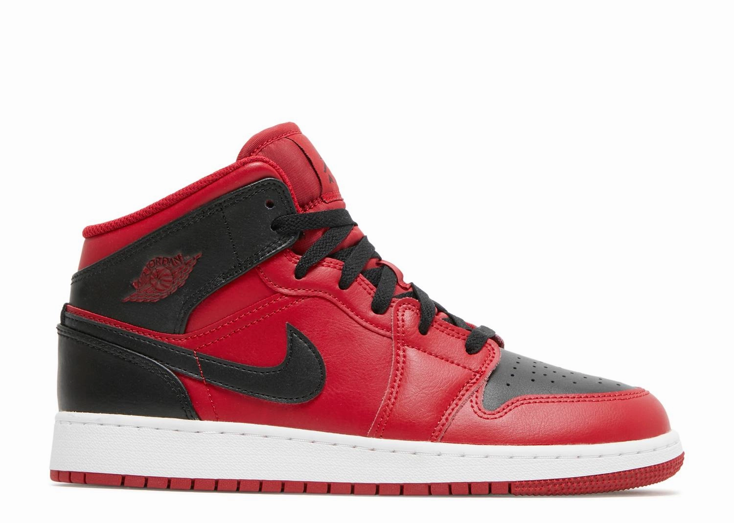 Air Jordan 1 Mid GS "Reverse Bred" (Wilmington Location) Casual Fit