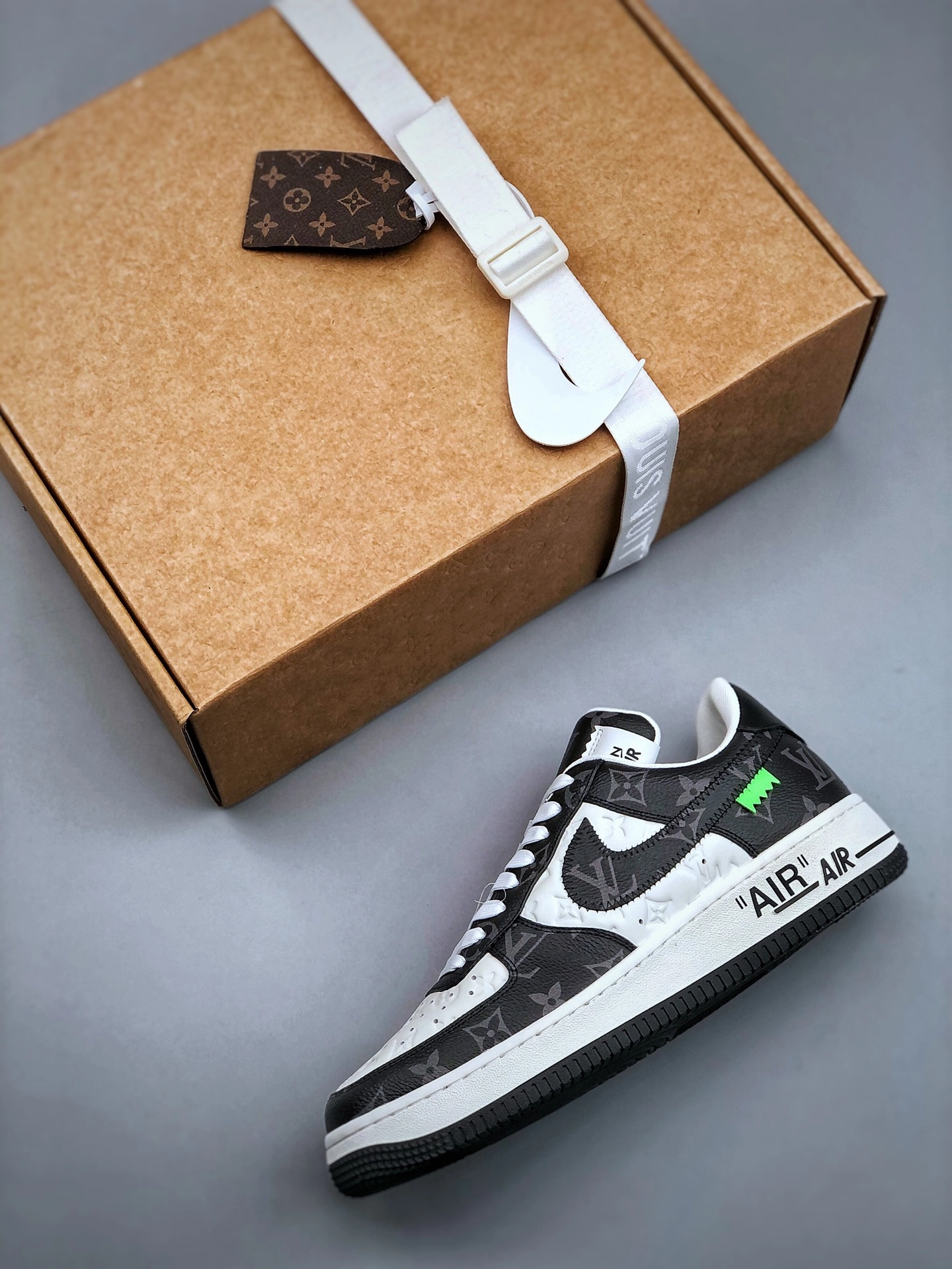 AF1 x OW by Virgil - Panda Customs Recycled Material Options Memory Foam Ankle Support
