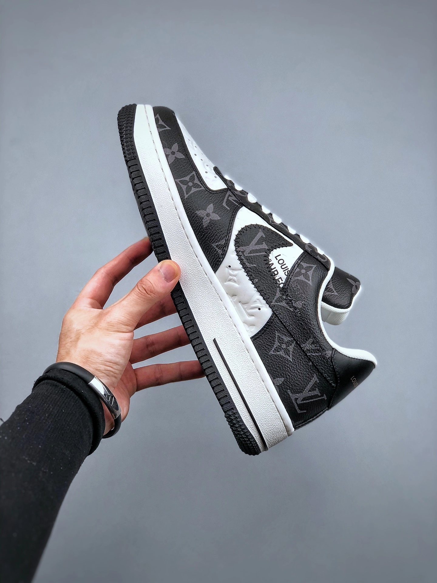 Cushioned lining Casual Design AF1 x OW by Virgil - Panda Customs