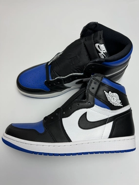 Smooth Design Designer Sneakers Air Jordan 1  High "Royal Toe"