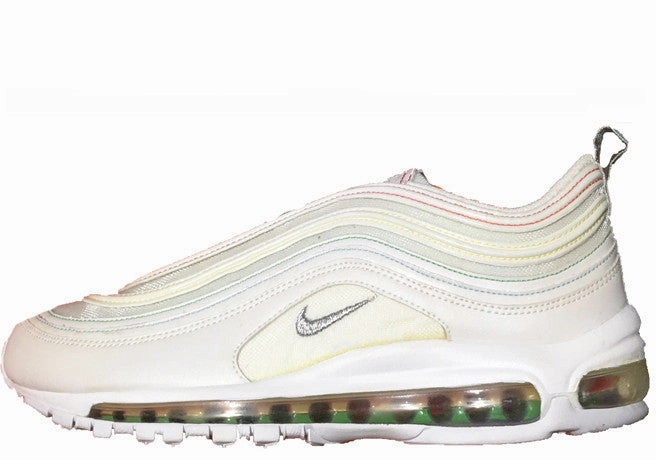 Nike Air Max 97 'White/Silver 10th Anniversary Multi Sustainable production Minimal Design