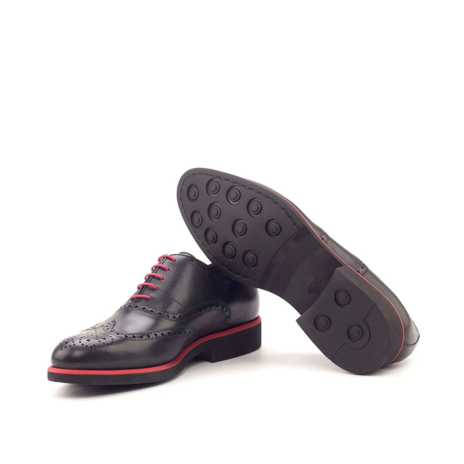 Full Brogue-Painted Calf, Black-Wholesale