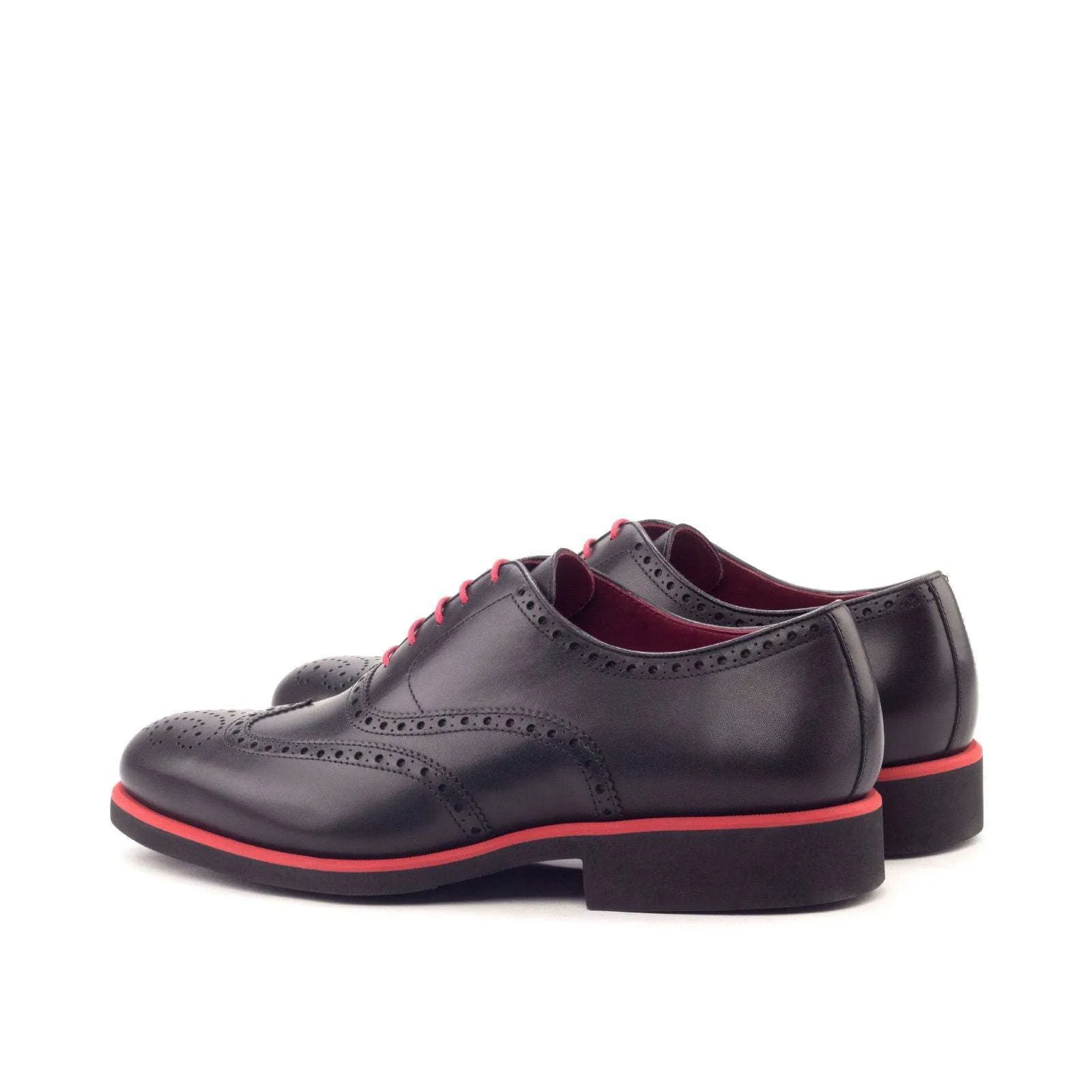 Full Brogue-Painted Calf, Black-Wholesale