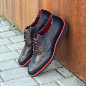 Full Brogue-Painted Calf, Blue-Wholesale