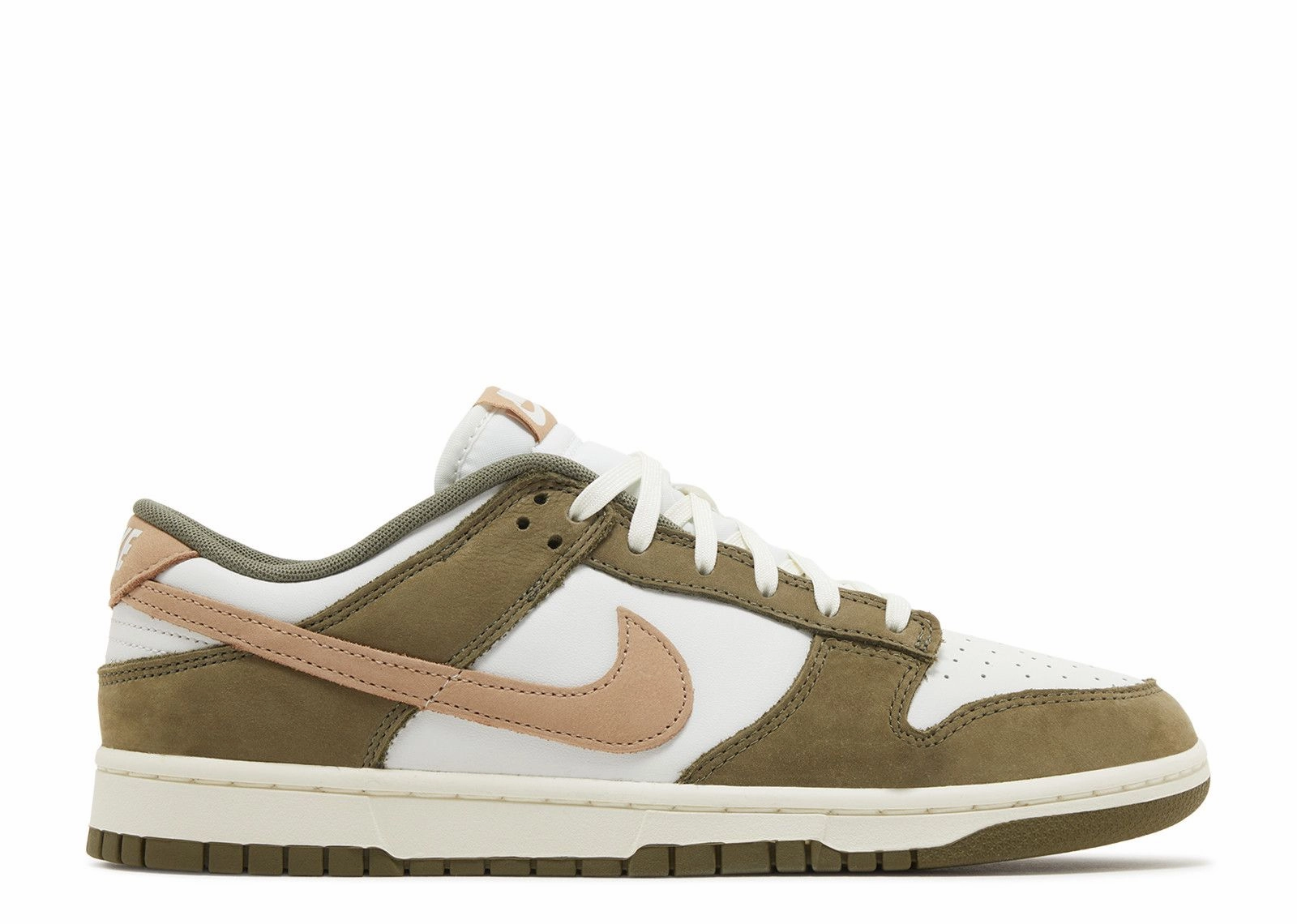 Nike Dunk Low Premium "Medium Olive Hemp" (Wilmington Location) adjustable lacing system fashionable - functional shoes