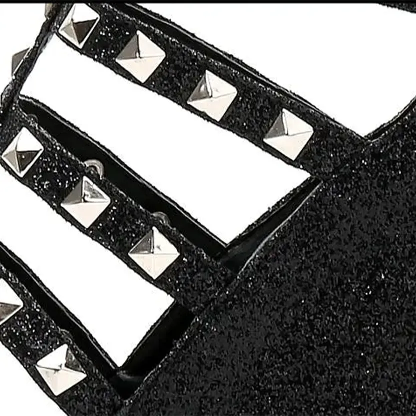 Funki Buys | Shoes | Women's Rivet Platform Gladiator Sandals