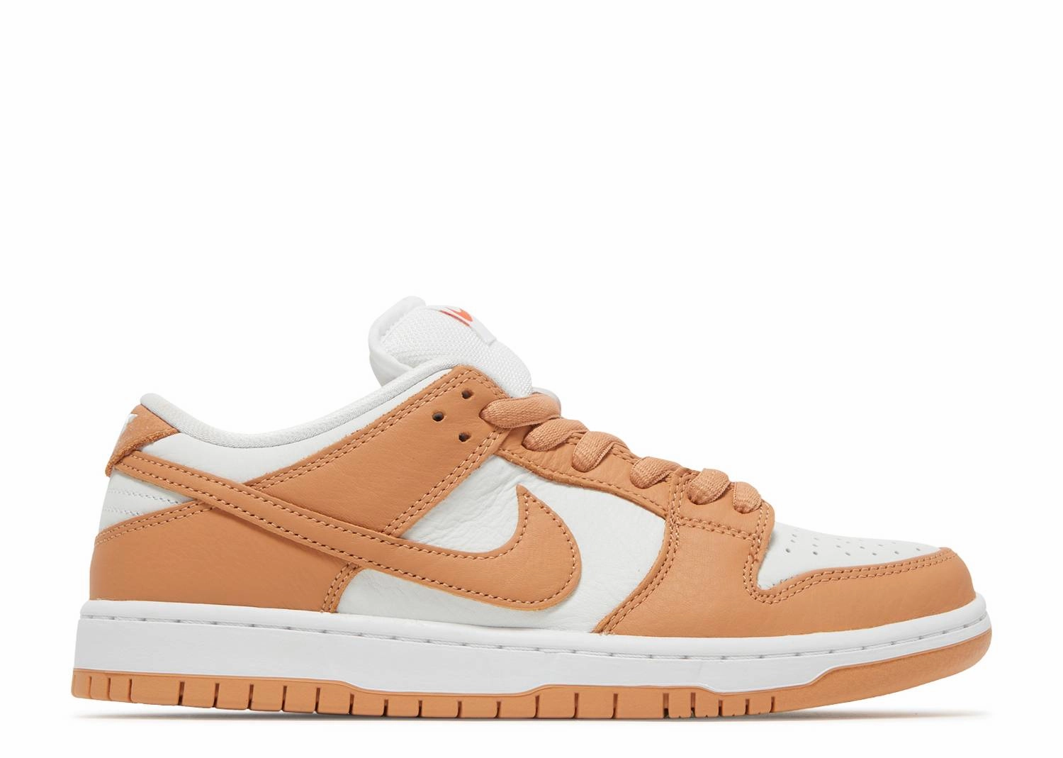 Anti blister evening running footwear Nike Dunk Low Pro ISO SB "Light Cognac" (Myrtle Beach Location)