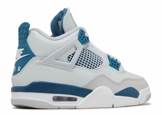 Jordan 4 Retro Military Blue (2024) rocker - sole shoes