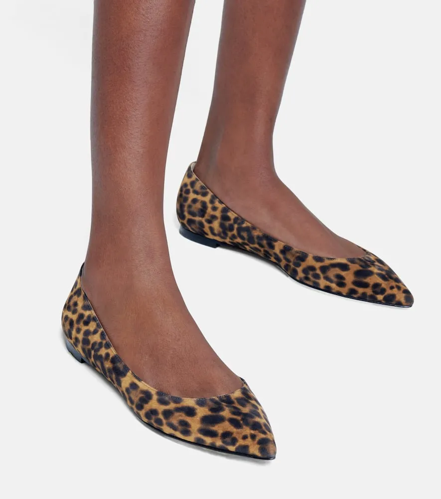 Gianvito Rossi Gianvito leopard-print ballet flats