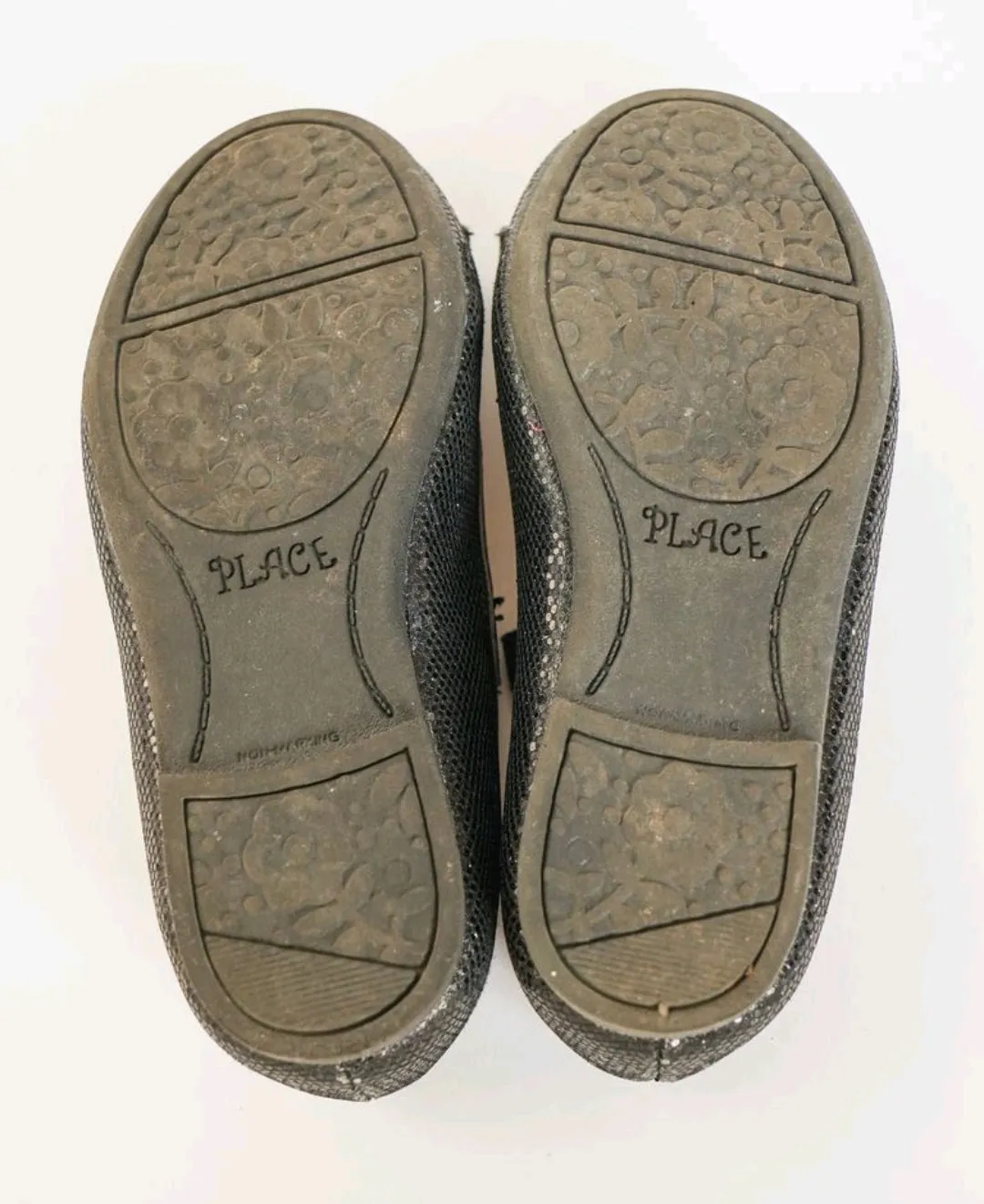 GIRL SIZE 9 TODDLER - CHILDREN'S PLACE, Black Mary Jane Ballet Flats VGUC B13