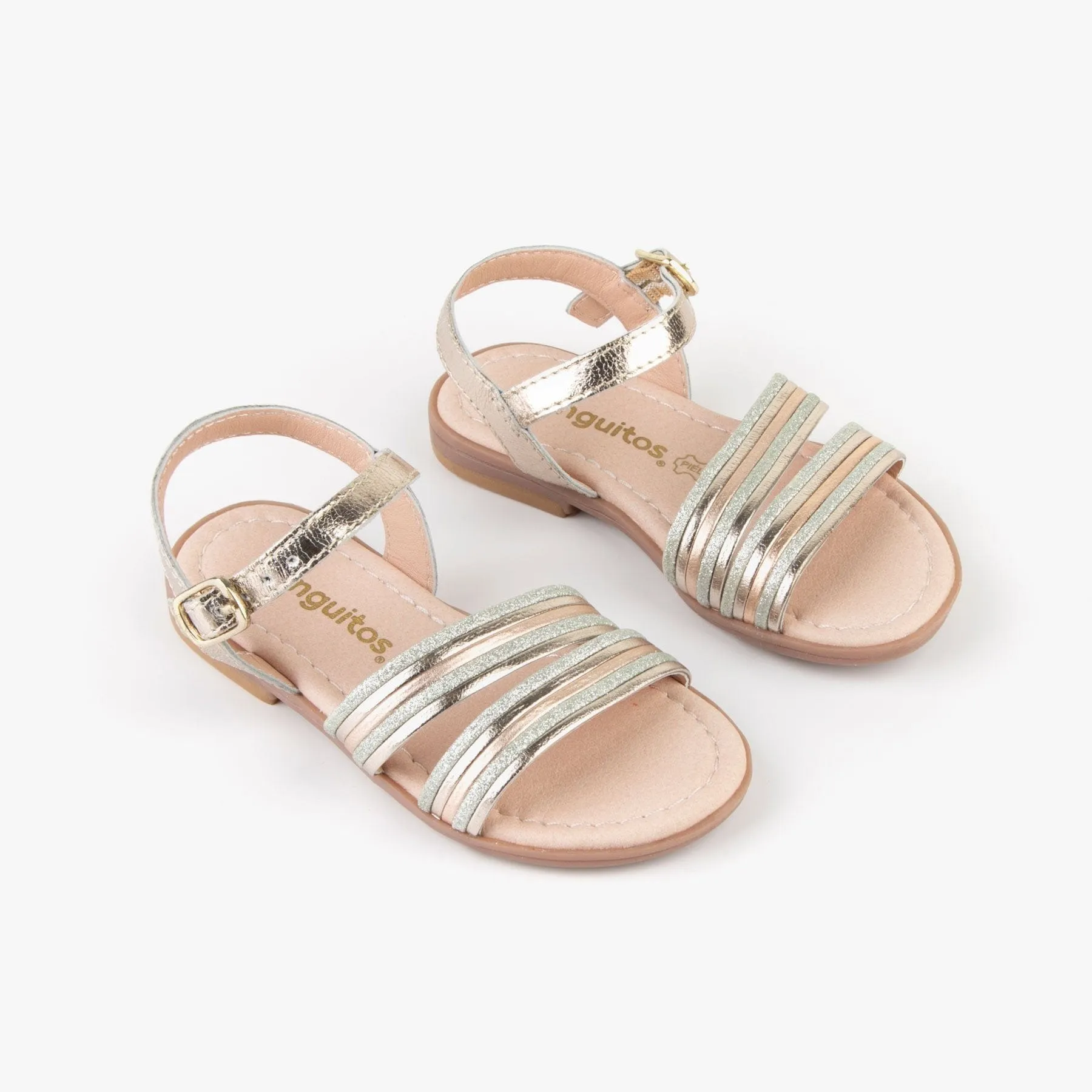 Girl's Multi Stripes Sandals