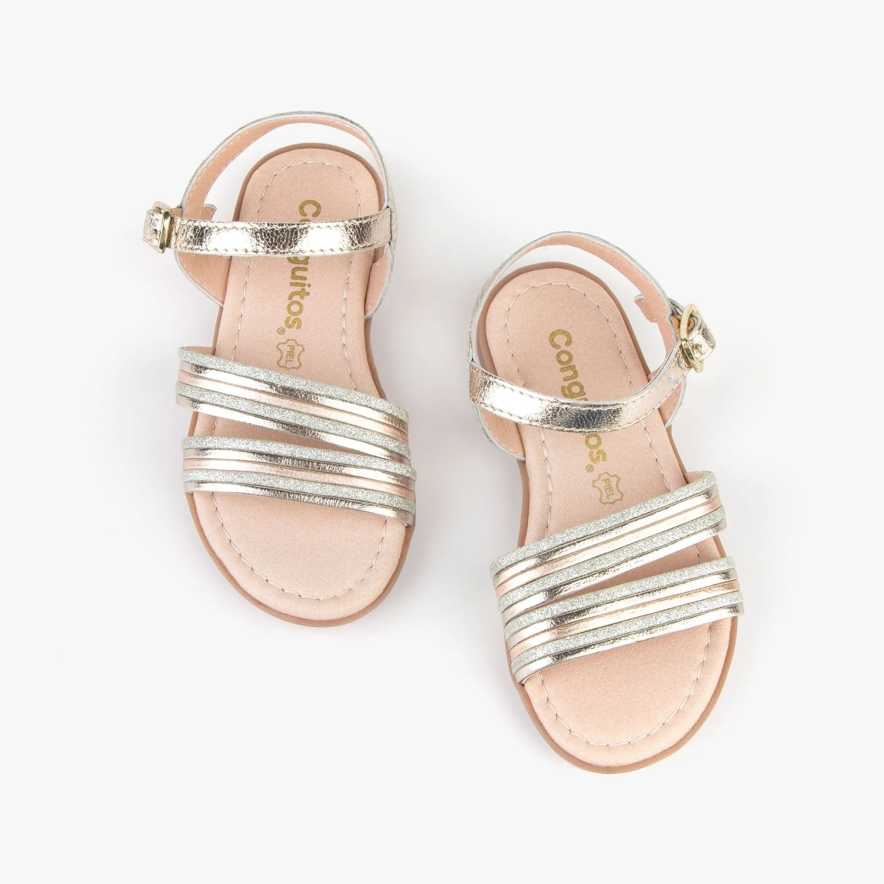 Girl's Multi Stripes Sandals