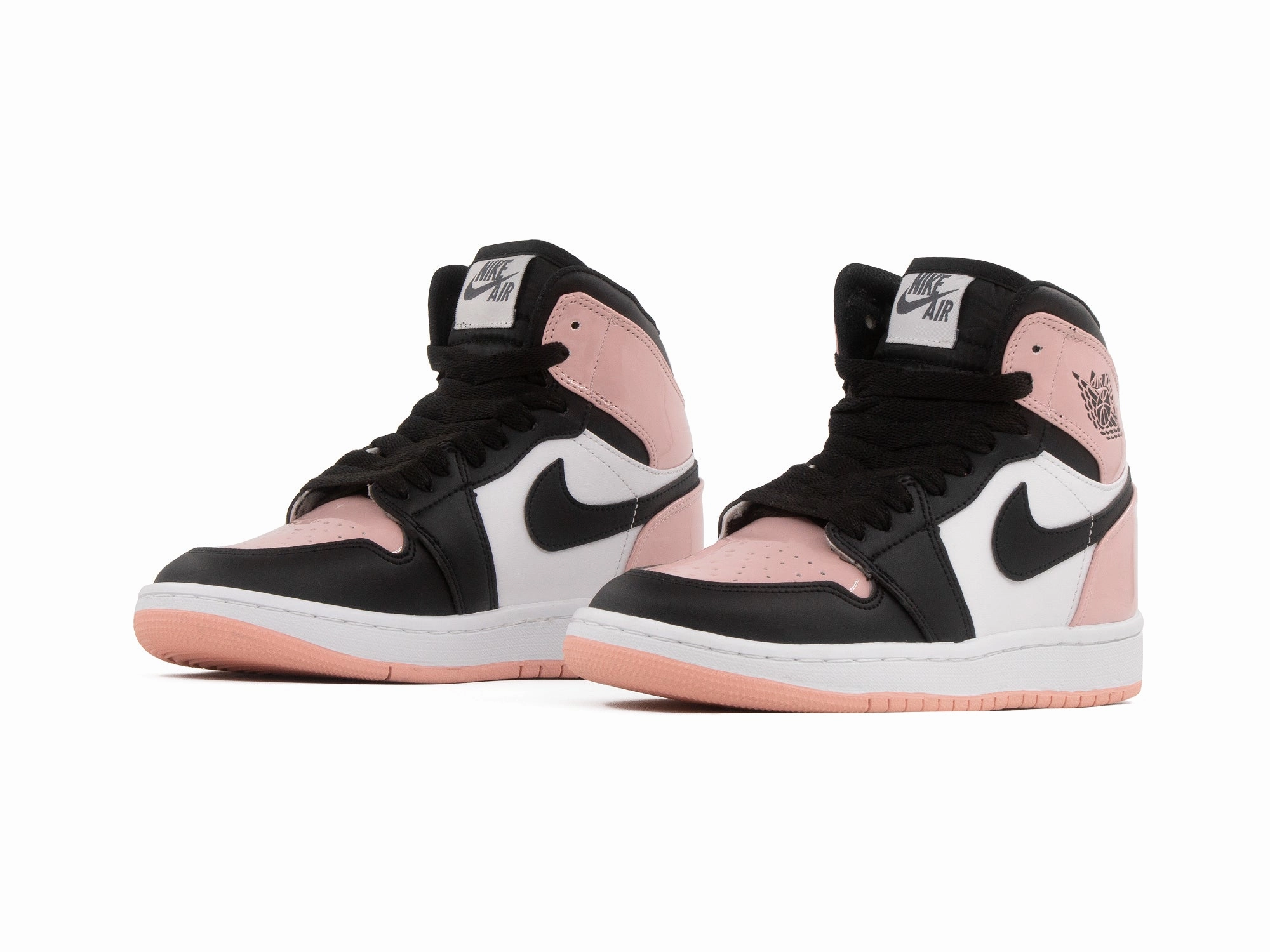 post - run recovery Tenis Retro 1 Charol Negro Rosa