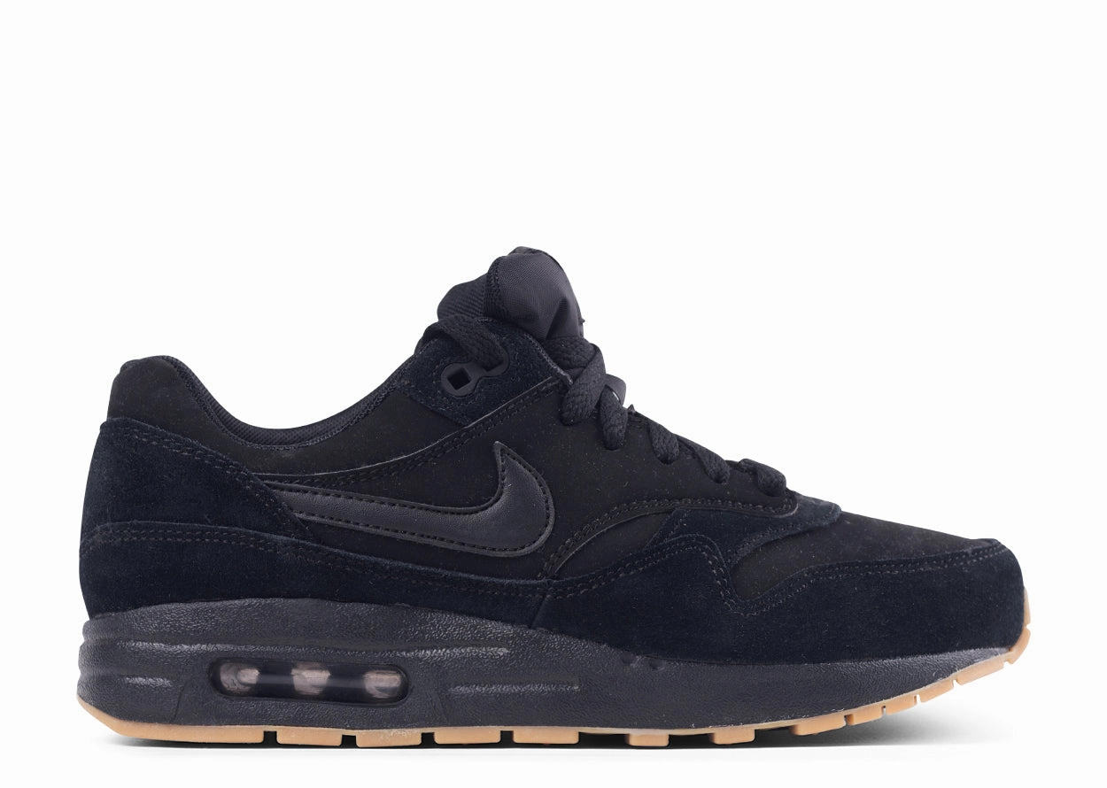 Air Max 1 "Black" (GS/Juniors) Cushioned Base Comfort Edge