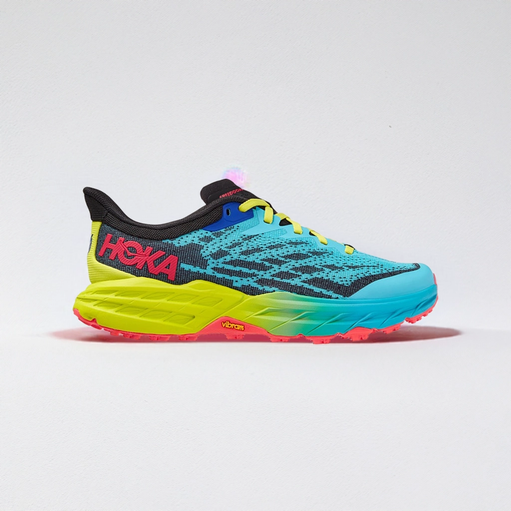 Hoka One One Speedgoat 5 Scuba Blue Black Tough Build