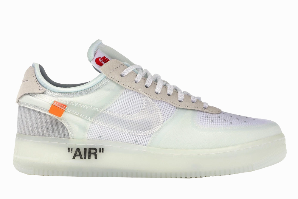 Comfortable Forefoot AF1 OW "THE TEN" White