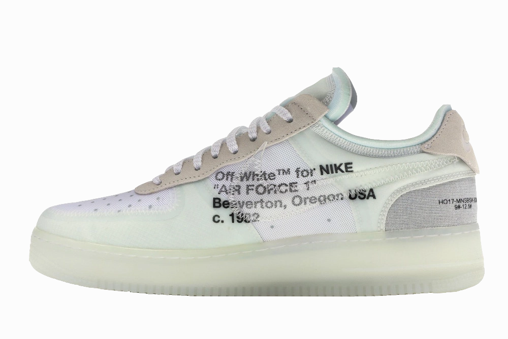 Cushioned ride AF1 OW "THE TEN" White