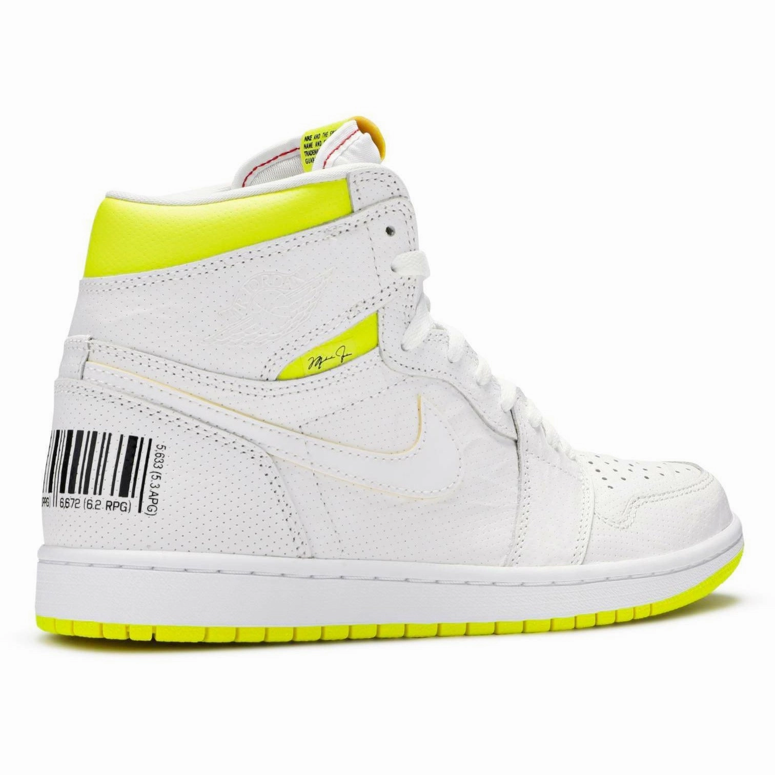 Easy Clean Surface Hyper Breathable Lining Air Jordan 1 Retro High OG "First Class Flight" (GS/Juniors) (2019)