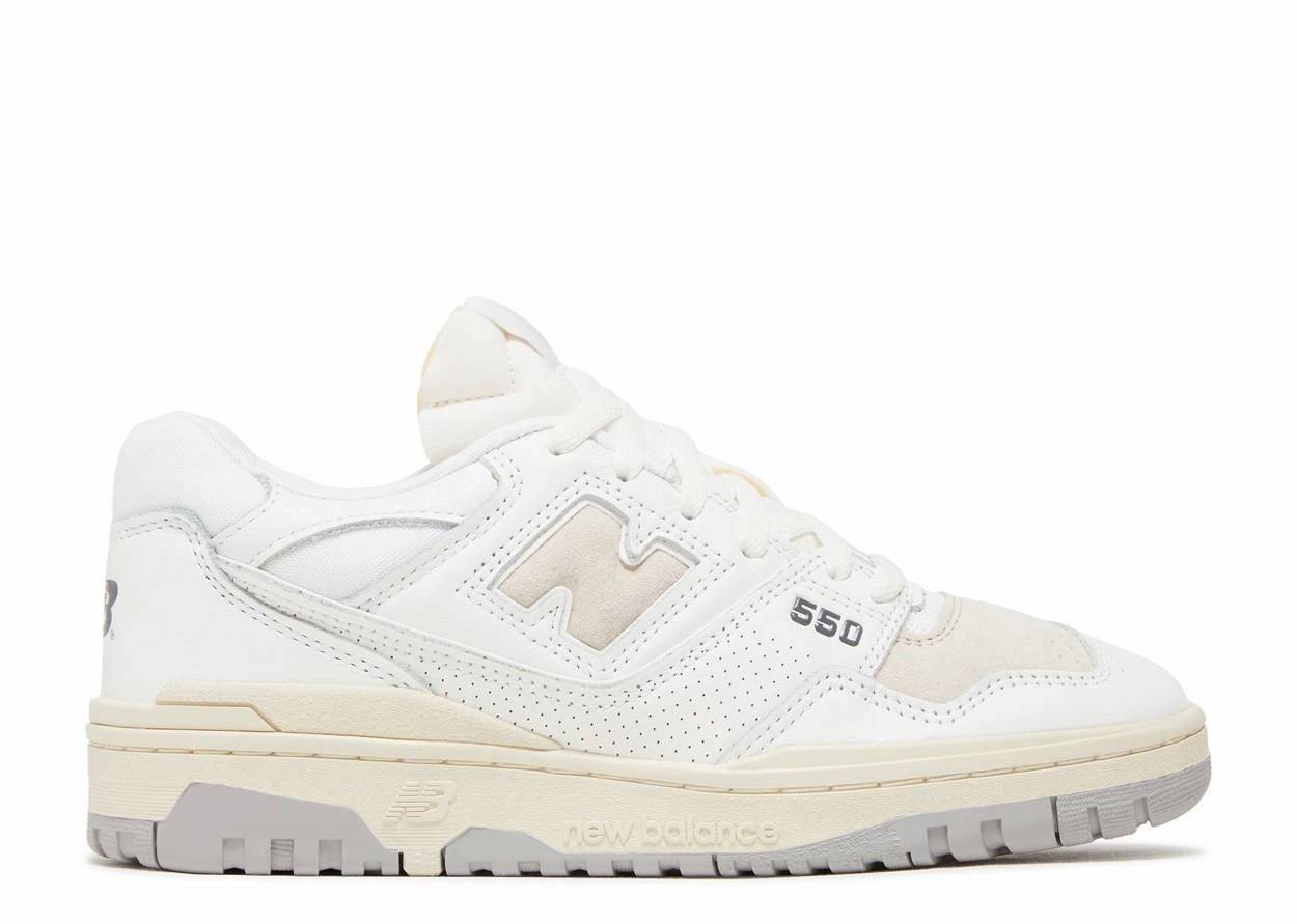 New Balance 550 White Timberwolf Dual Layer Foam Flexible structure