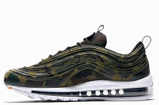 Durable Double Stitching Natural Walk Nike Air Max 97 Country Camo 'France'