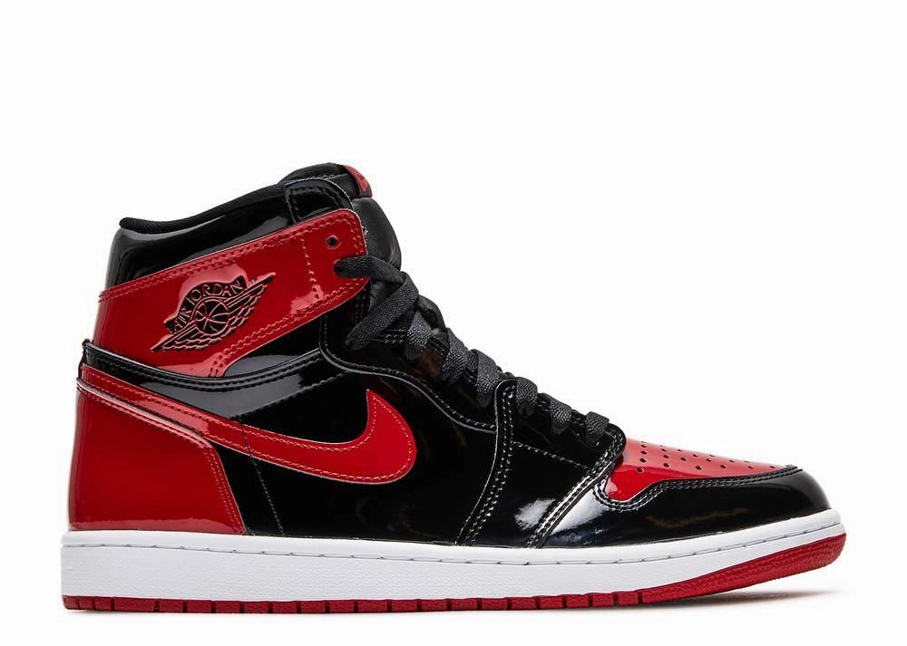 Responsive Footbed Jordan 1 Retro High Patent Bred