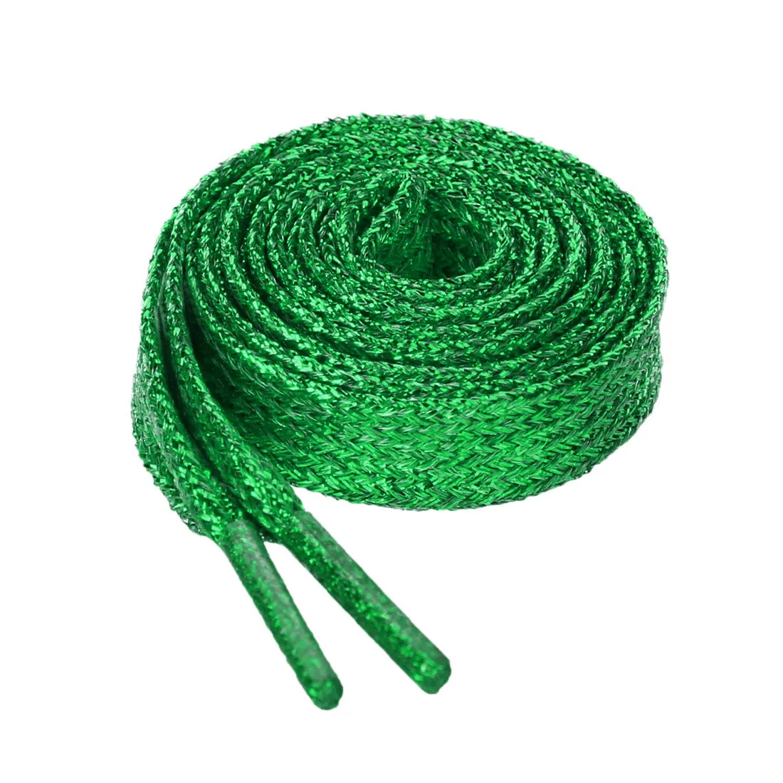 Glitter Shiny Metallic  Flat Sneakers Shoelace Strings