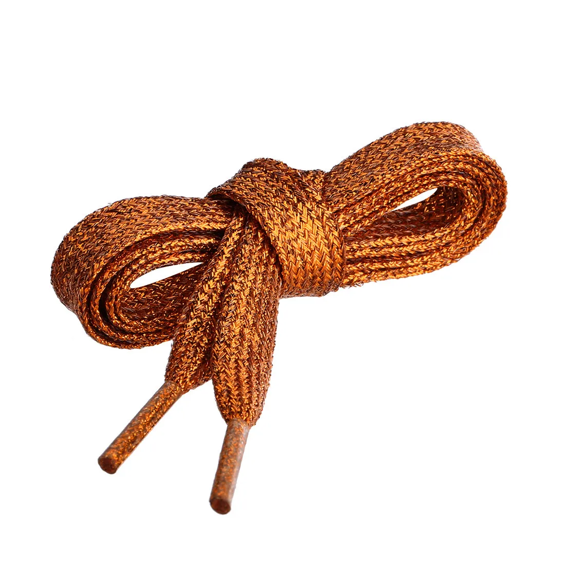 Glitter Shiny Metallic  Flat Sneakers Shoelace Strings