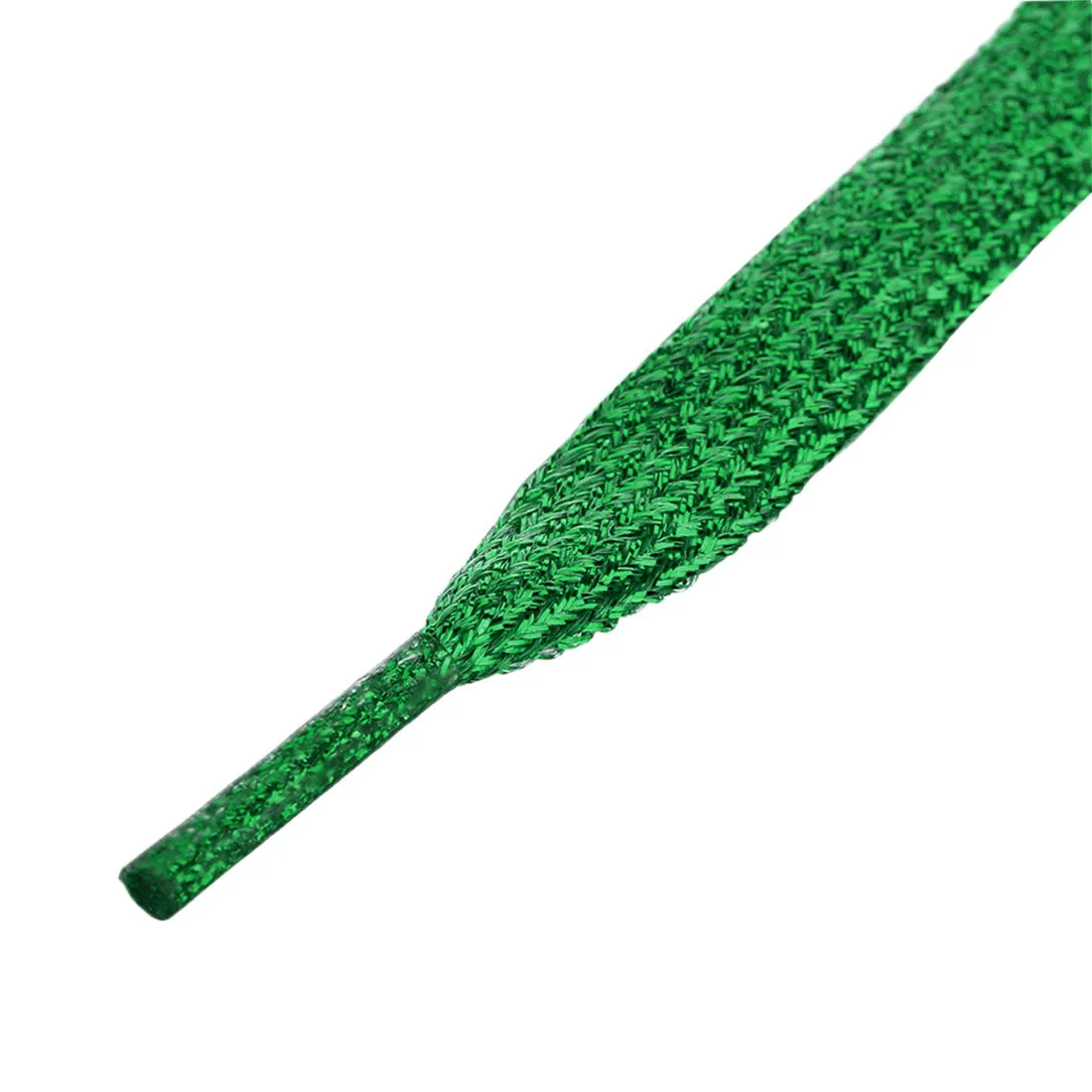 Glitter Shiny Metallic  Flat Sneakers Shoelace Strings