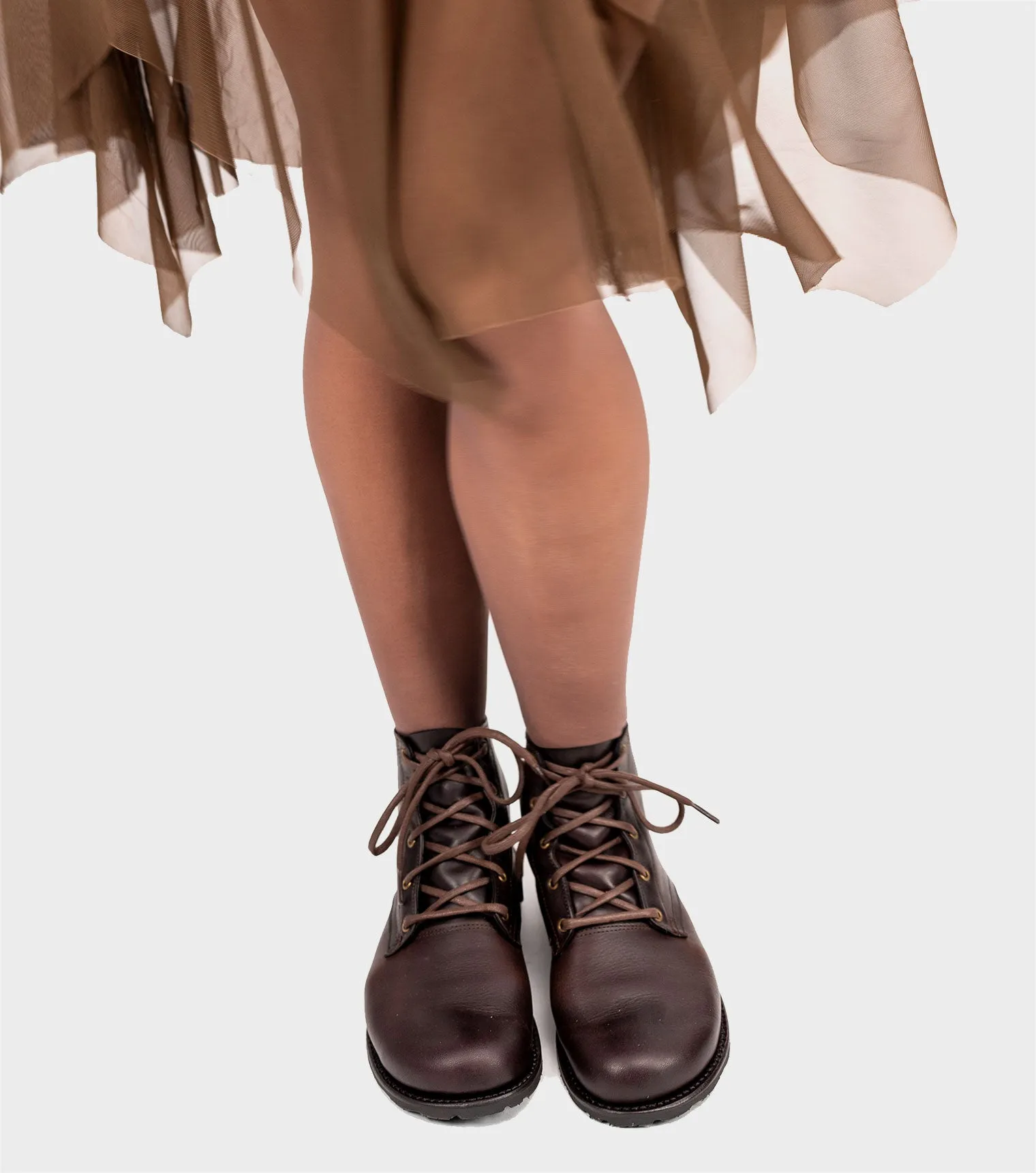 Goodyear Welted Barefoot Chukka Boots - Chocolate Brown