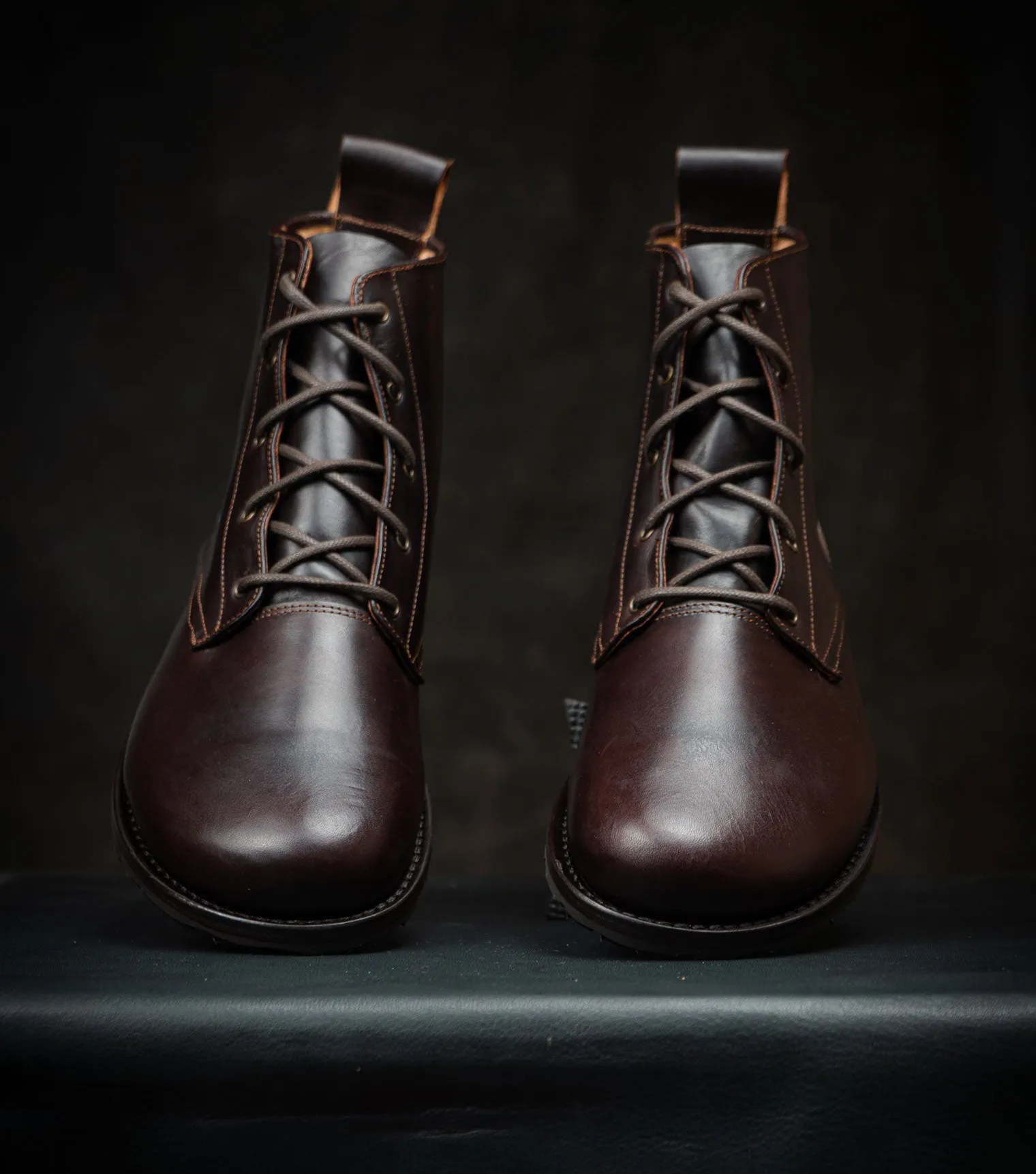 Goodyear Welted Barefoot Chukka Boots - Chocolate Brown