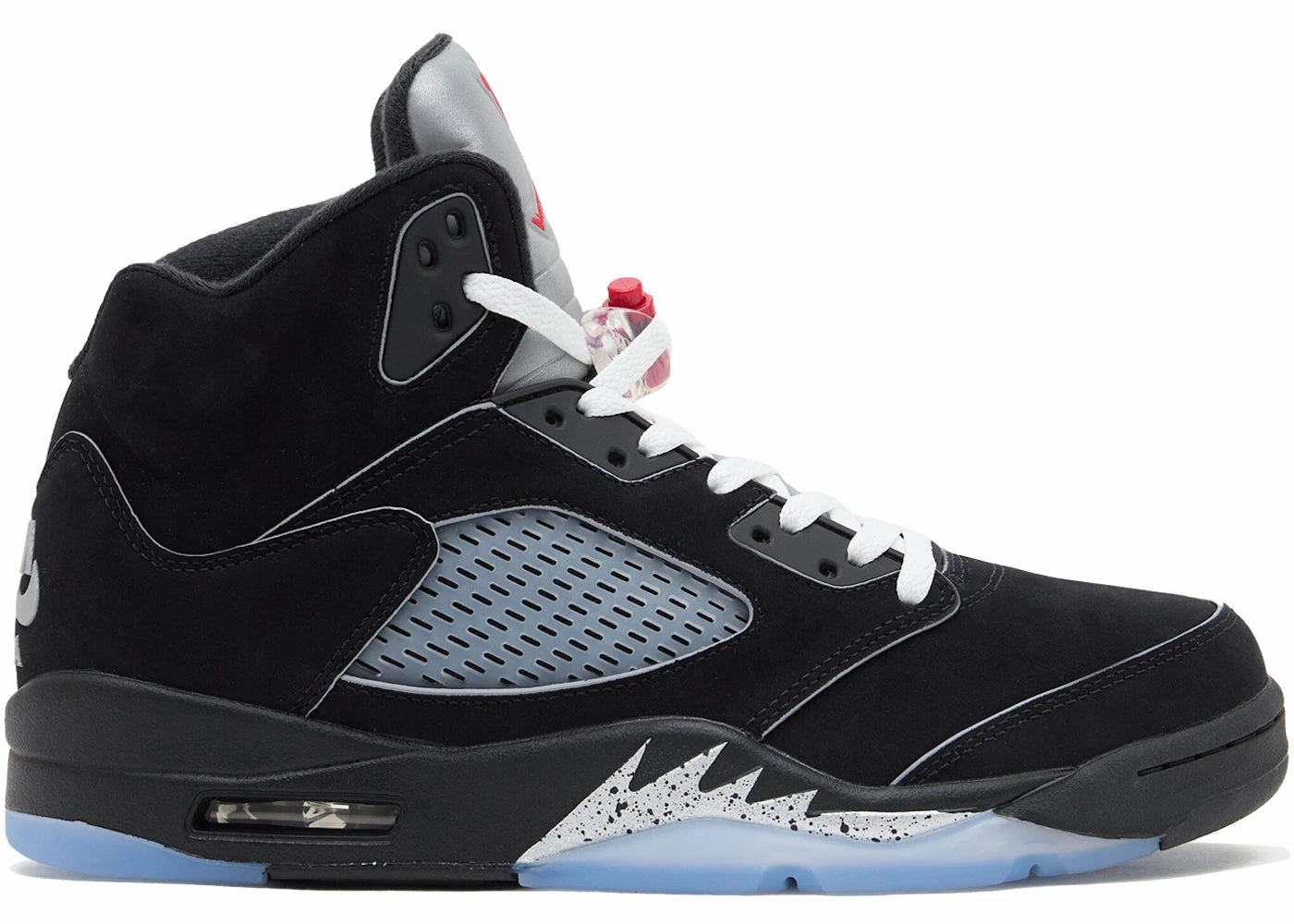 Jordan 5 Reimagined og black metallic running for a new experience