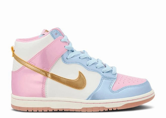 running in low - altitude areas Dunk High "Sail Pink Blue" (GS / Juniors) (2009)