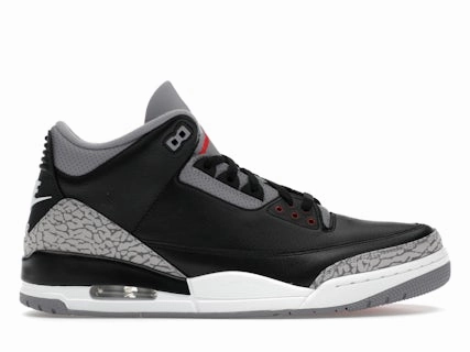 Comfort-focused design Air Jordan 3 "Black Cement"