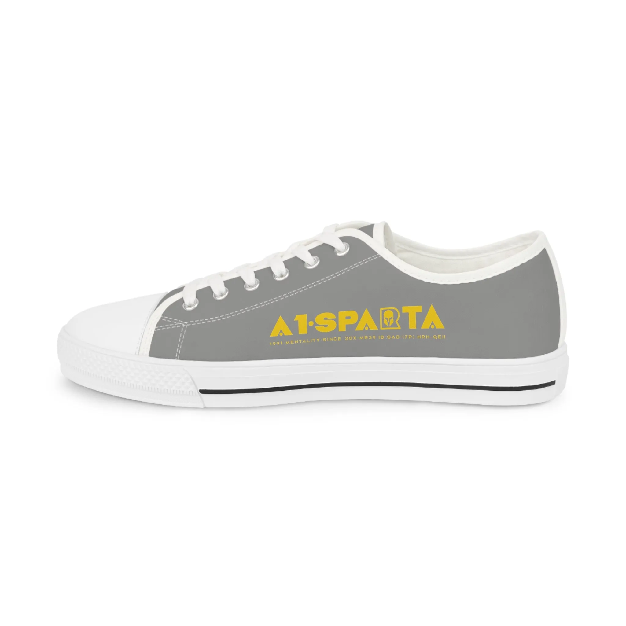 Grey A1-Sparta Men's Low Top Sneakers