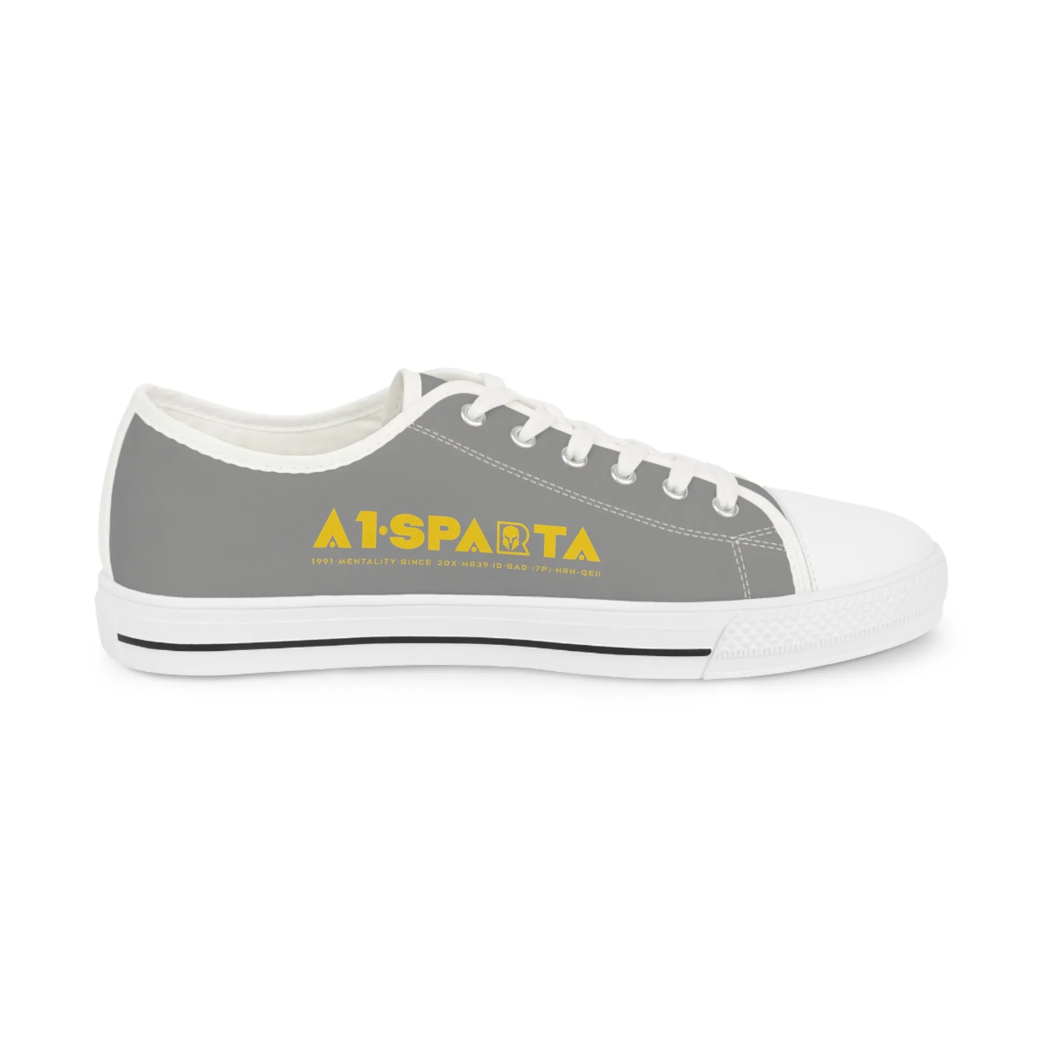Grey A1-Sparta Men's Low Top Sneakers