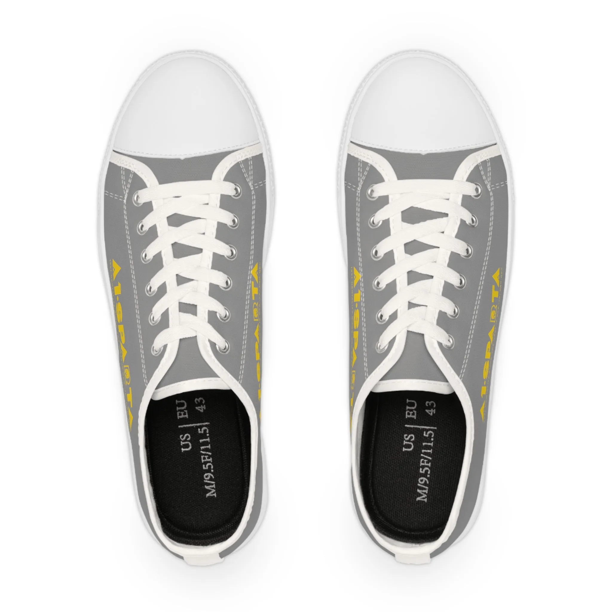 Grey A1-Sparta Men's Low Top Sneakers