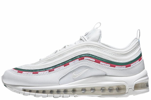 Seam Free Upper Flexible Choice Nike Air Max 97 x Undefeated 'Sail/Gorge-Green'