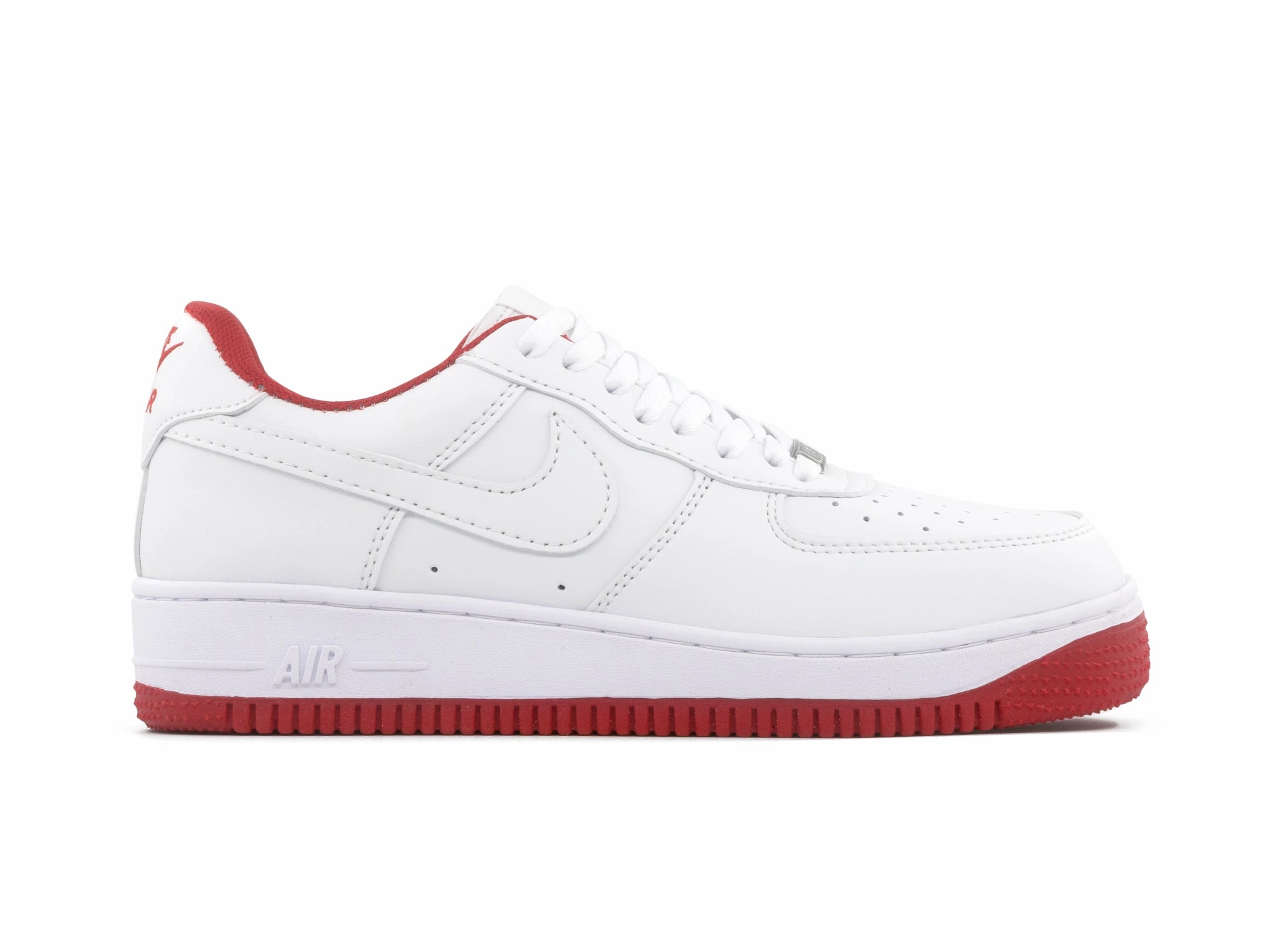 Tenis Air Force 1 Blanco Rojo 1.1 Premium Sophisticated traction