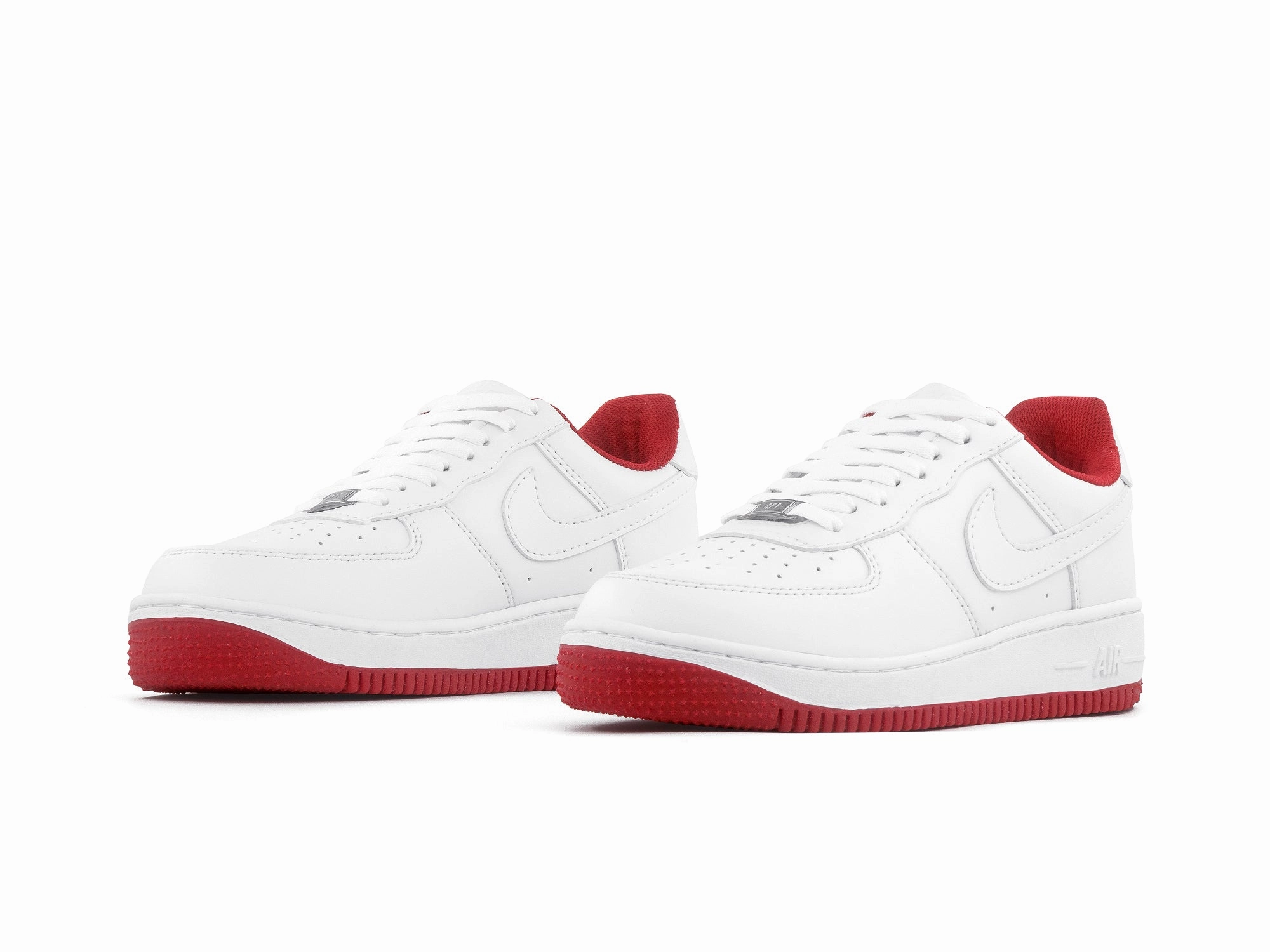 Chill Step Tenis Air Force 1 Blanco Rojo 1.1 Premium