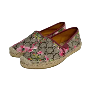 Gucci GG Flora Print Espadrilles (Size 39)