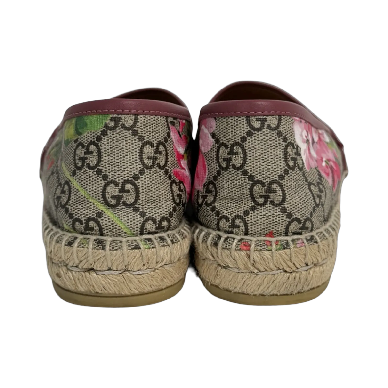 Gucci GG Flora Print Espadrilles (Size 39)