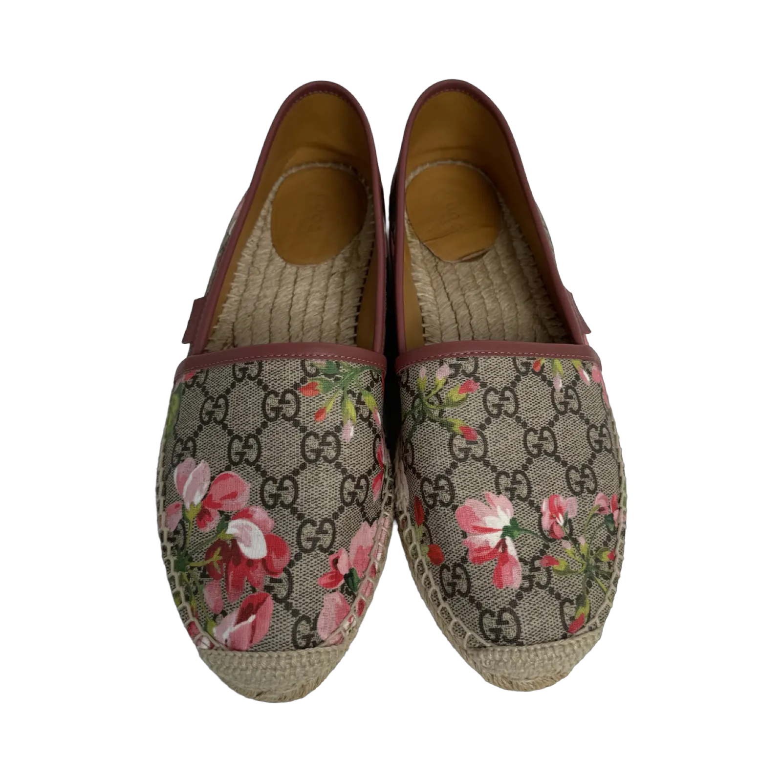 Gucci GG Flora Print Espadrilles (Size 39)